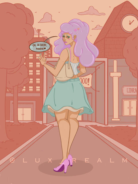 Redraw of my OC Candy (2025)
