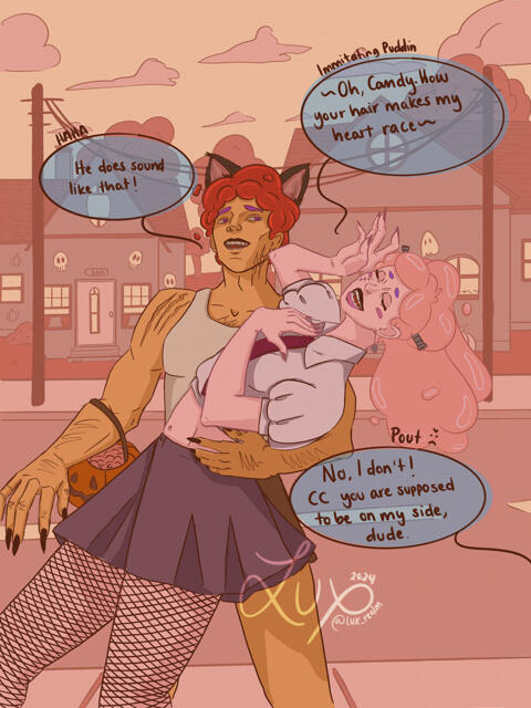 Halloween special. CC and BB making fun how Puddin acts whenever Candy is around (November 2024)