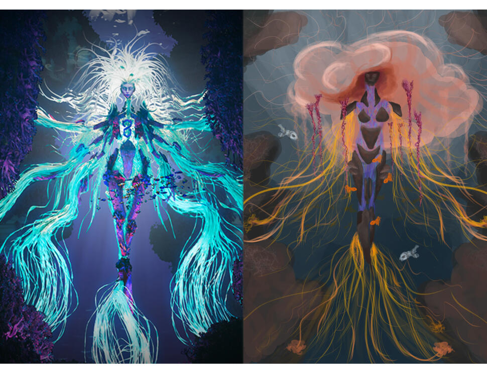 I was asked to make the concept art for Polysalpien. Here is the concept and final 3D render version that was made.