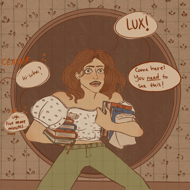 Come and see this. Cozy is always amazed by the things of the world. Lux just wants 5 more minutes of sleep. (2024)